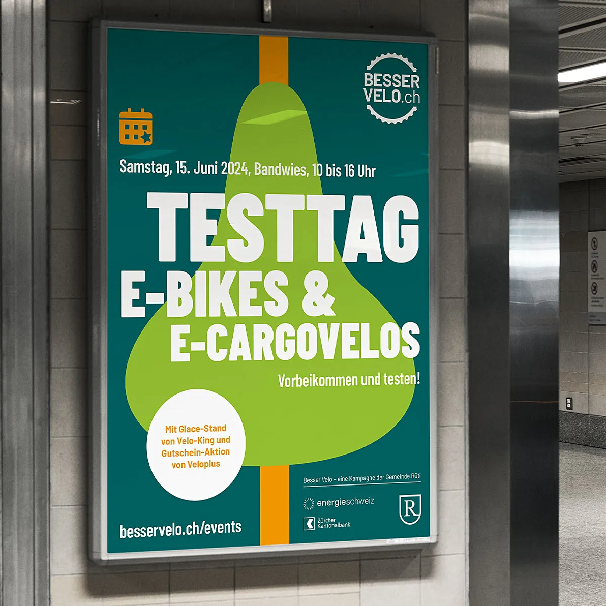 Tollkirsch_Deine Agentur_Velokampagne_Rüti_Plakate