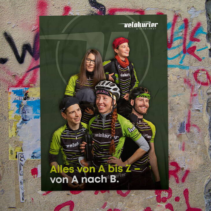 Tollkirsch Deine Agentur_Velokurier Winterthur Kampagne