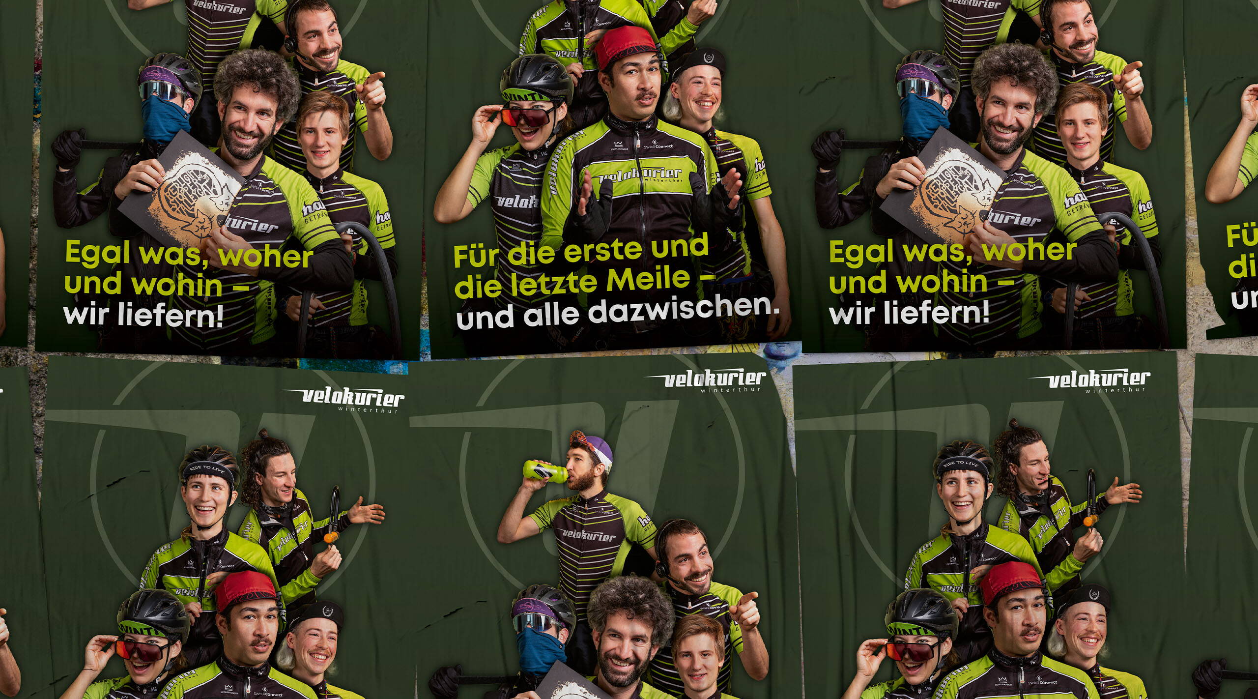 Tollkirsch Deine Agentur_Velokurier Winterthur_Kampagne